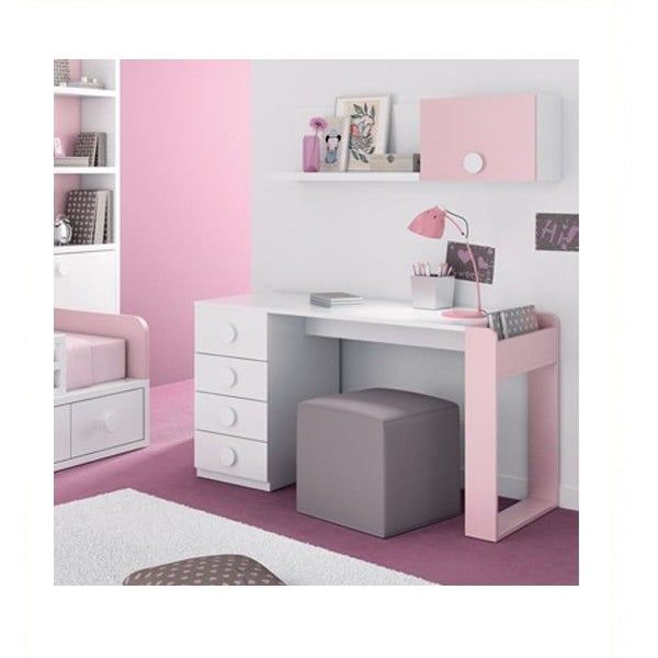Escritorio pinky - la casa del mueblero - rosado