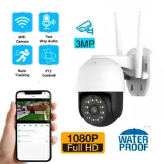 SEISA - Cámara de Seguridad y Vigilancia para Exteriores 1080P Inalambrica Wi-Fi