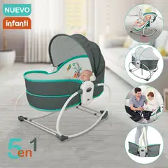 INFANTI - Silla Nido 5 en 1 ROCKER Verde 6537