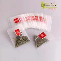 LA SEMILLITA PERUANA - 100 Filtrante nylon etiqueta Tea 5.7x7cm