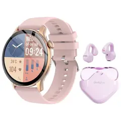 LENOVO - Toumi GT-H5 reloj inteligente y Audífonos XT61-ROSA