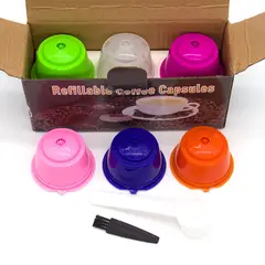 DENISASAA - 6 Cápsulas Filtro De Café Reutilizables Para Dolce Gusto