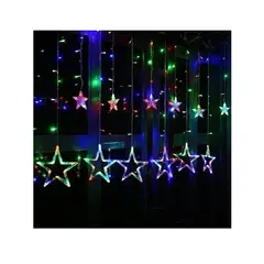 GENERICO - LUCES NAVIDEÑA ESTRELLAS MULTICOLOR