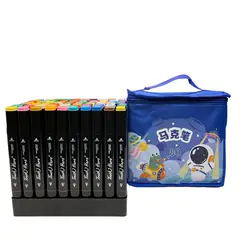 OEM - Juego De Plumones Doble Punta 80 Piezas