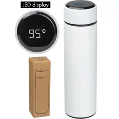 GENERICO - TERMO DIGITAL TACTIL LED CONTROL TEMPERATURA ACERO INOXIDABLE