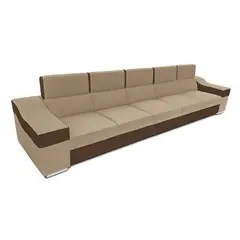 DMUEBLES - SOFA DMUEBLES SIMBA 5 ASIENTOS CAMELLO