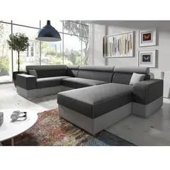 DMUEBLES - SECCIONAL DMUEBLES ABREU NEGRO.