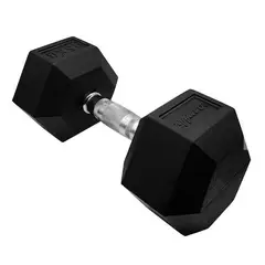 GENERICO - Mancuerna Hexagonal de 15Kg Pesas 15 kilos Unidad