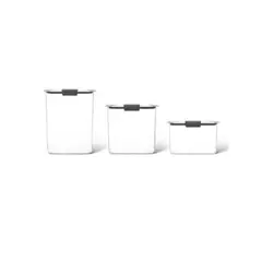 Rubbermaid - Set Hermeticos Rubbermaid Brilliance Pantry 3 Piezas
