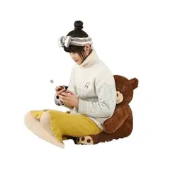 GENERICO - SILLON CIRCULAR OSITO MARRON