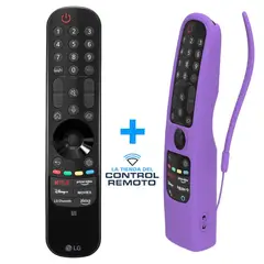 LG - Control Magic Remote MR23GN Modelo 2023 + Funda Lila