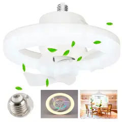 SEISA - Foco Ventilador de Techo con Iluminaciòn Led RGB 2 en 1 Giratorio 360