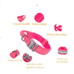GENERICO - Collar ajustable para perro  Rosado  Talla M