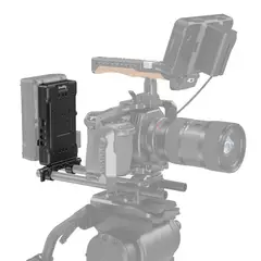 GENERICO - Placa adaptadora de batería SmallRig V-Mount con abrazadera de varilla