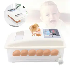 GENERICO - INCUBADORA AUTOMÁTICA 24 HUEVOS DUAL 220V-12V JERSIMPORT