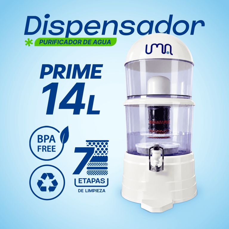 Filtro purificador de agua Bidon de 14 litros YAKUA