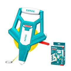 TOTAL TOOLS - CINTA HUINCHA DE MEDIR 50M TOTAL MANGO ERGONÓMICO MEDICIÓN - TMT710506