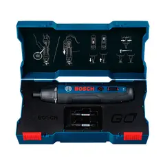 BOSCH - Atornillador Inalámbrico 1/4'' 3.6V 5Nm 1 Bat 1.5Ah Go + 2 Bits