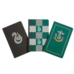 GENERICO - HARRY POTTER:SLYTHERIN POCKET NOTEBOOK COLLECTION SET OF 3