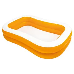 INTEX - PISCINA INFLABLE RECTANGULAR NARANJA -