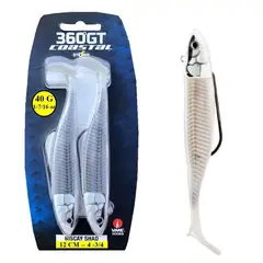 GENERICO - Señuelo De Silicona Pesca Storm Biscay Shad 2 Unidades 40g