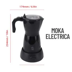 GENERICO - Cafetera moka eléctrica 6tz