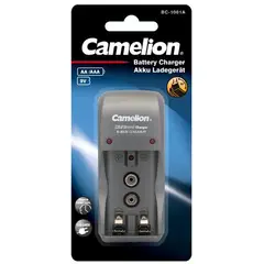 CAMELION - CARGADOR DE 2 PILAS AA/AAA Y 9V