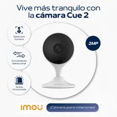 IMOU - Cámara De Seguridad WiFi Cue 2 De Lente Fijo Resoluciòn Full Hd