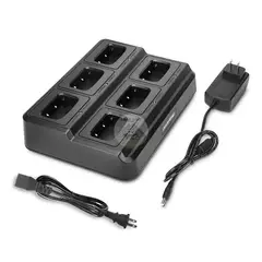 BAOFENG - Cargador Múltiple De Batería 6 Radios Walkie Bf888s