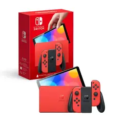 Nintendo - Consola Nintendo Switch modelo Oled Edición Mario Red