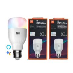 XIAOMI - PACK Foco Inteligente Mi LED Smart Bulb Essential Google Alexa
