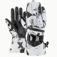 GENERICO - Guantes Térmicos Esquiar Frio Extremo Nieve Adultos