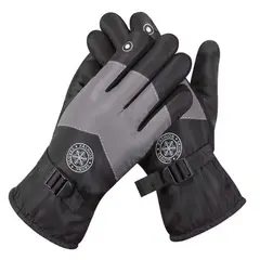 GENERICO - Guantes Termicos de Moto para el Invierno Frio - Negro