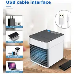 GENERICO - Mini Enfriador De Aire Conexión USB Portátil