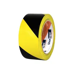 SHURTAPE - Cinta Señalización Delimitadora Amar-Negr 2x36yd