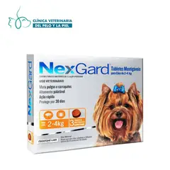 NEXGARD - De 2 a 4 kg x 3 pastillas