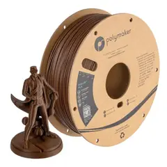 POLYMAKER - Filamento PolyLite PLA Marrón 175mm 1Kg
