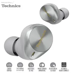 TECHNICS - Audífonos Inalámbricos con Cancelación de ruido Az80 Technics Silver
