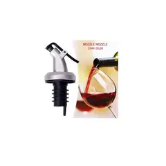 GENERICO - Tapon Corcho Vertedor  Plastico Para Botellas de Vino Aceite Otros
