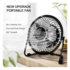 GENERICO - VENTILADOR ESCRITORIO DE 3 PULGADAS USB PARA COMPUTADORA