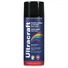 TRUPER - Pintura spray color NEGRO BRILLANTE, ULTRACRAF