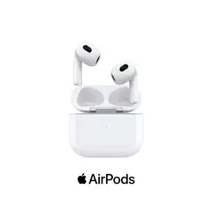 APPLE - AirPods 3ª generación Con estuche De carga Lightning