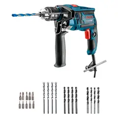 BOSCH - Taladro Percutor 650W + 23 Acc GSB 13 RE