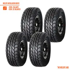 RYDANZ - Pack de 4 Llantas LT245/75R16 RAPTOR R09 120/116Q BL 10PR TL