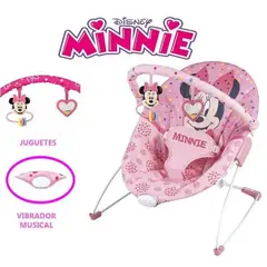 GENERICO - Mecedora con Juguetes Colgantes y Sonido Vibrador Rosado
