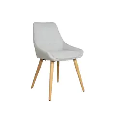 NIHM - Silla de Comedor Beat Wood Gris Claro