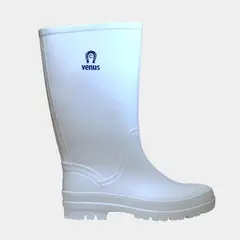 VENUS - Bota de lluvia para mujer Llanera Media Blanco