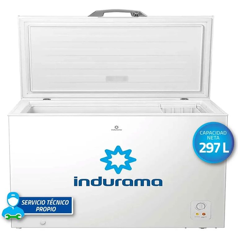 Congelador Indurama Defrost 297L CI-320BL Blanco