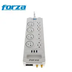 FORZA - Supresor De Picos De 11 Salidas 110/240v Fsp-1011 Blanco