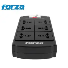 FORZA - Supresor De Pico 220v 6 Tomas Mod Fsp-06mn